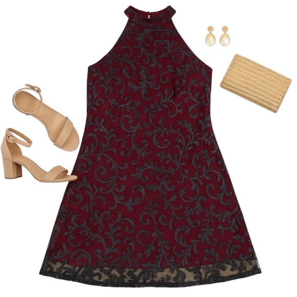 chinese dress ladies Altar'd State Black Lace Bell Sleeve Mini Dress
